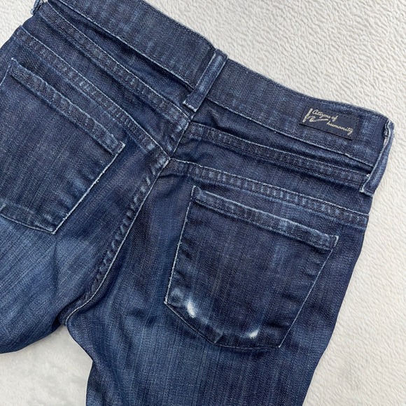 Citizens of Humanity High Rise Wide Leg Stretch Denim Jeans Hutton 251 Dark USA - Picture 13 of 14